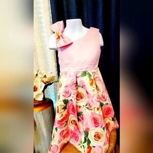 Pink special occasion dress